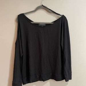 Gibson Look Small One Cold Shoulder Long Sleeve Blouse